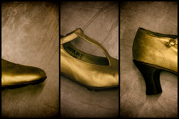 Gold Shoe Triptych