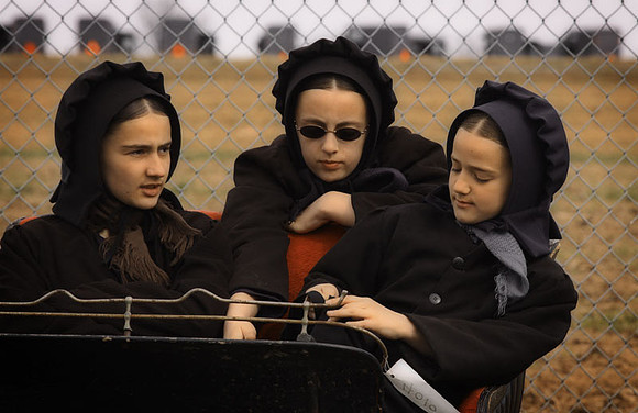 Three Amish Girls