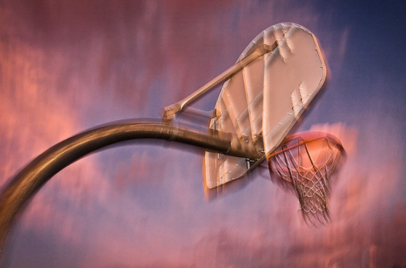 Backboard at Dusk
