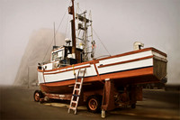 Boat in Drydock