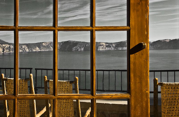 View From Crater Lake Lodge