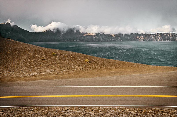 Rim Road and Lake