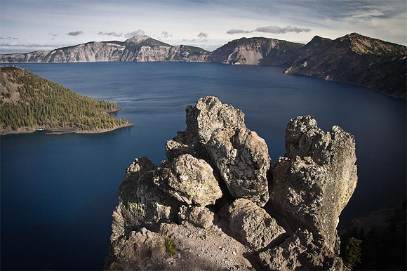 Rocks and Lake