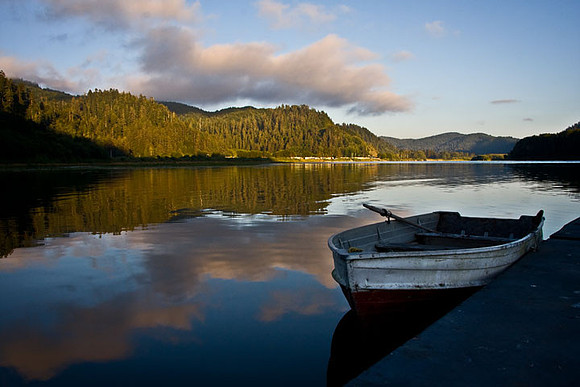 Boat on Klamath