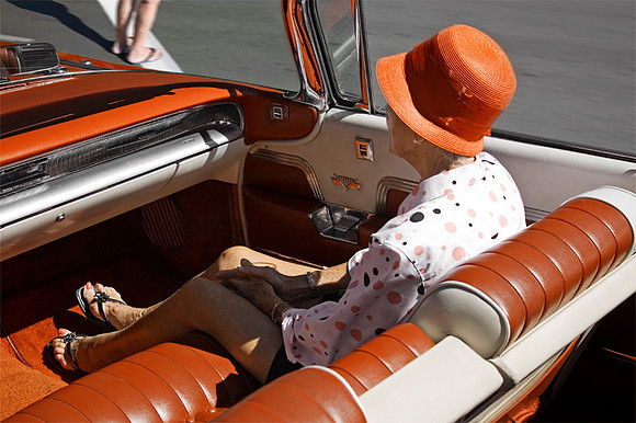 Woman in Passenger's Seat