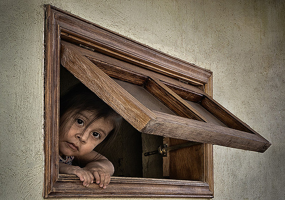 At Her Window